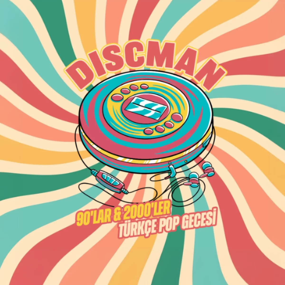 Discman 90’lar & 2000’ler Türkçe Pop Gecesi